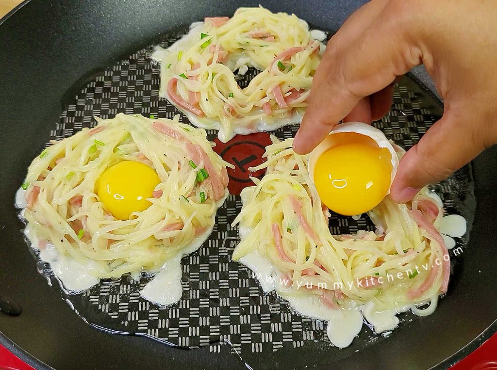 How to cook potato nest