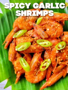 Spicy Garlic Shrimp - Yummy Kitchen