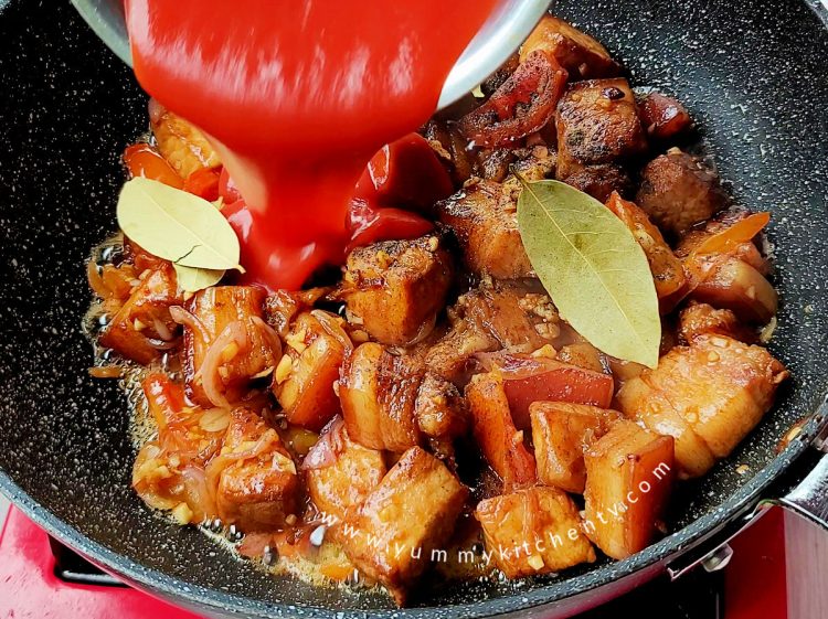 Pork Mechado Yummy Kitchen