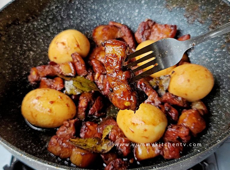 Pork Adobo With Eggs