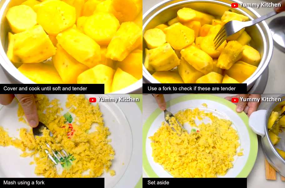 sweet potato delight with condensed milk