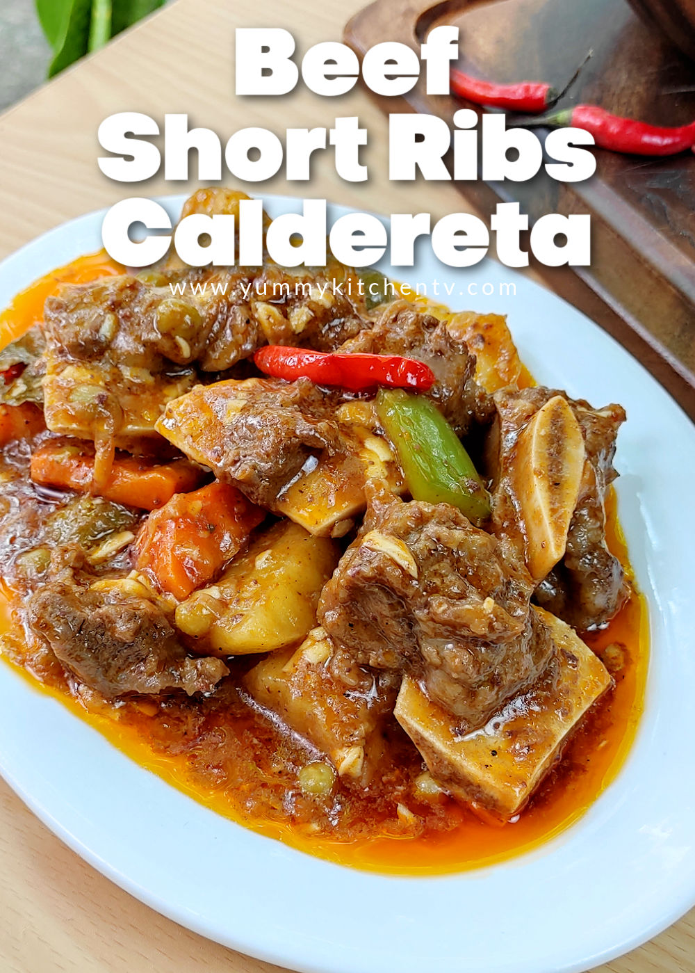 Beef Short Ribs Caldereta Yummy Kitchen