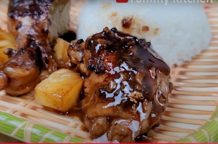 Chicken Adobo with Pineapple