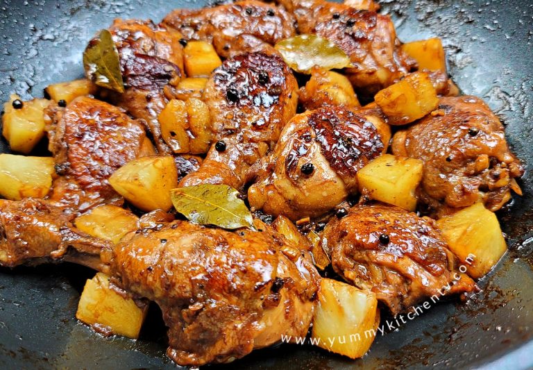 Chicken Adobo with Pineapple