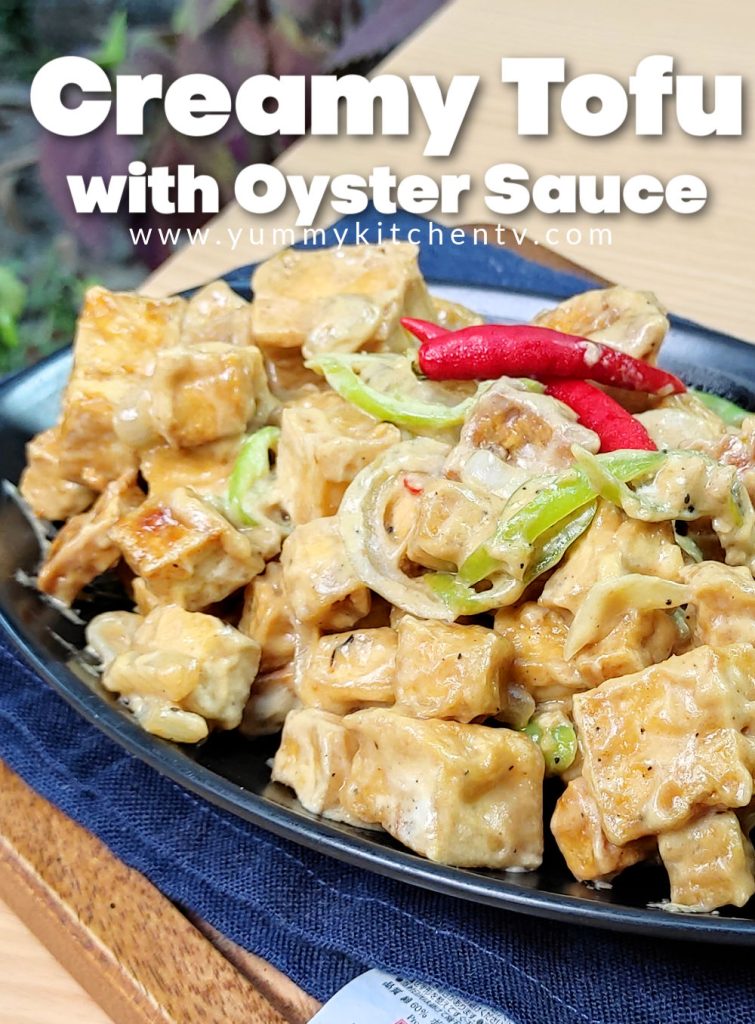 Tofu with oyster sauce