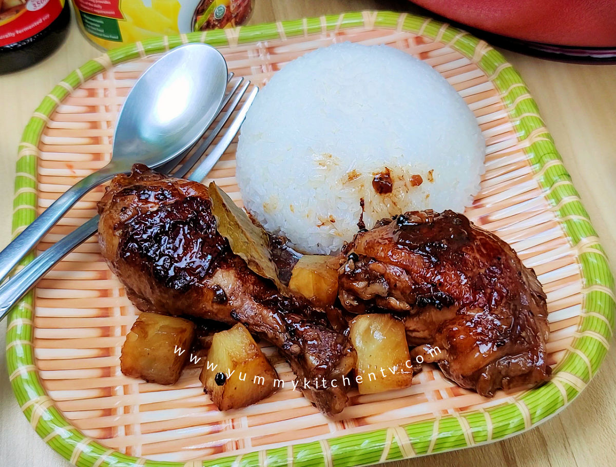 Chicken Adobo with Pineapple Yummy Kitchen