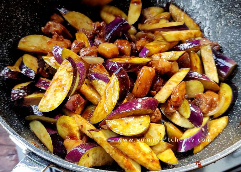 Pork Stir-fry with Eggplant