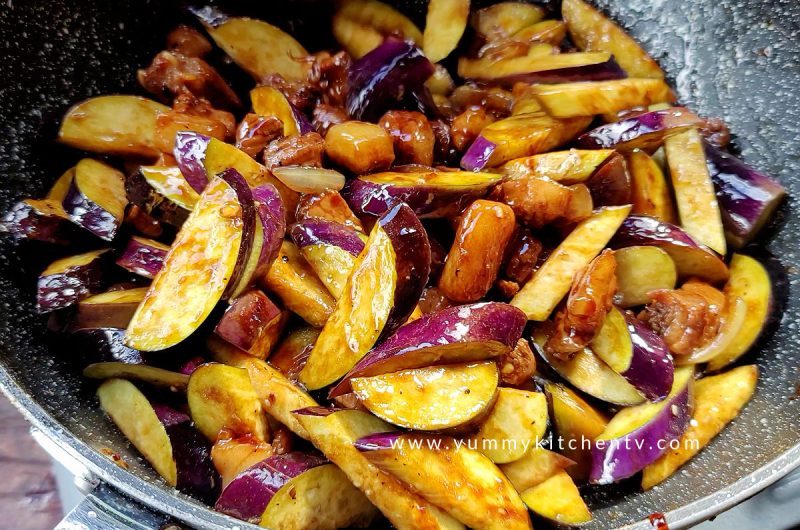 Pork Stir-fry with Eggplant