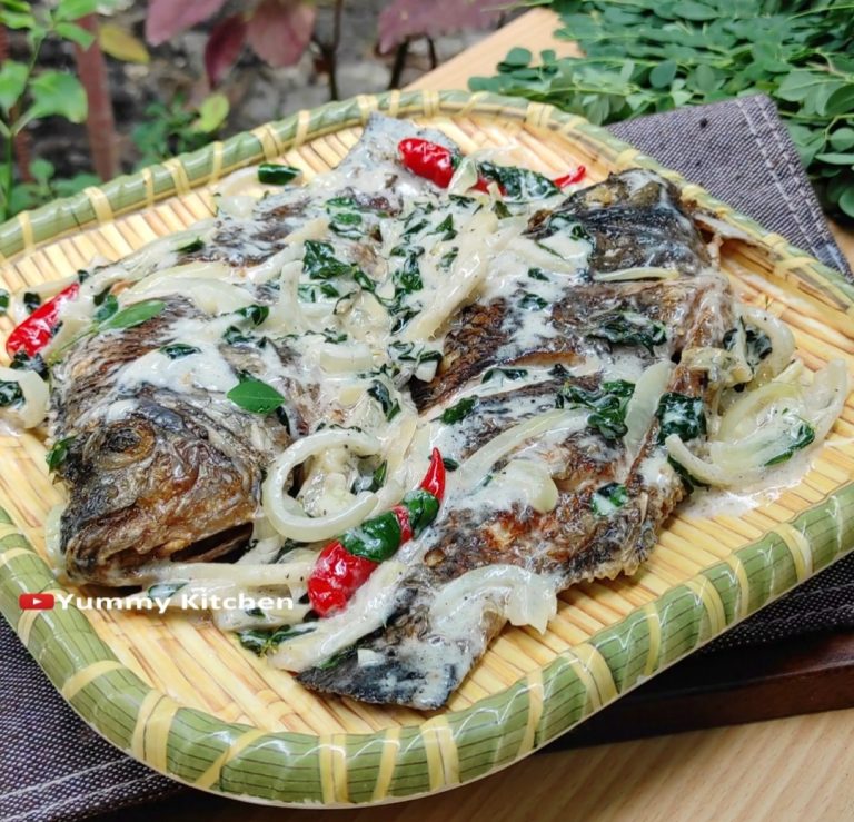 Ginataang Tilapia with Malunggay