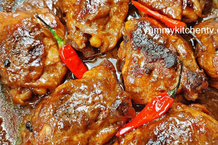 Chicken Adobo sa Gata (Chicken Adobo with Coconut Milk)