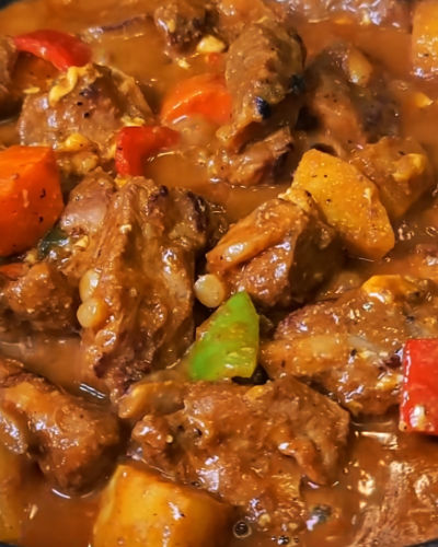 Pork Ribs Caldereta