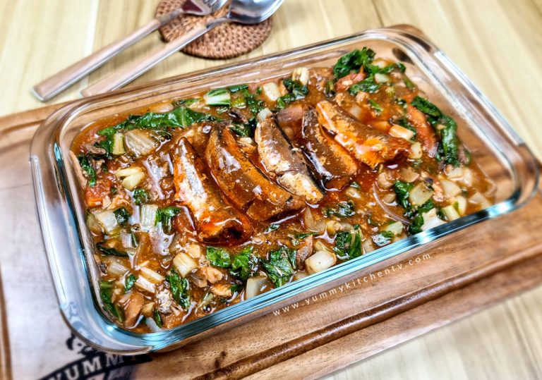 Ginisang Pechay with Sardines