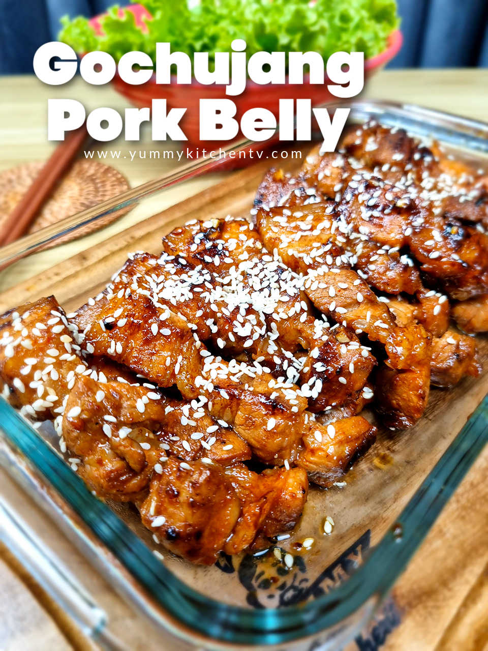 Gochujang Pork Belly - Yummy Kitchen