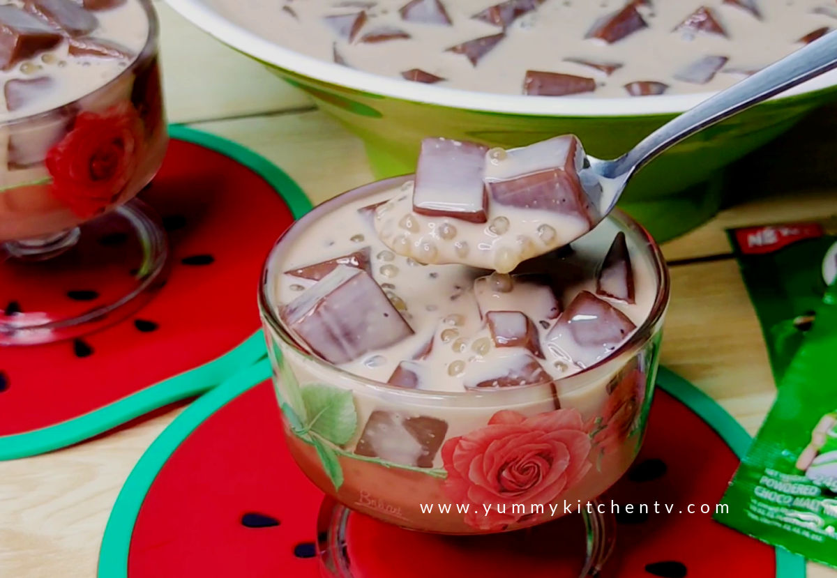 Milo Jelly Tapioca Yummy Kitchen