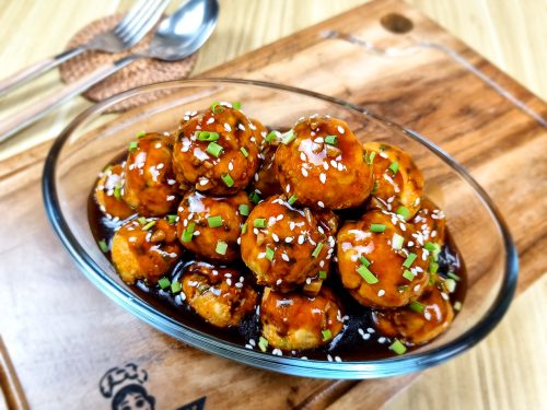 Teriyaki Tofu Balls - Yummy Kitchen