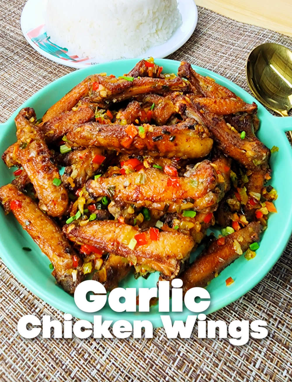 Garlic Chicken Wings - Yummy Kitchen