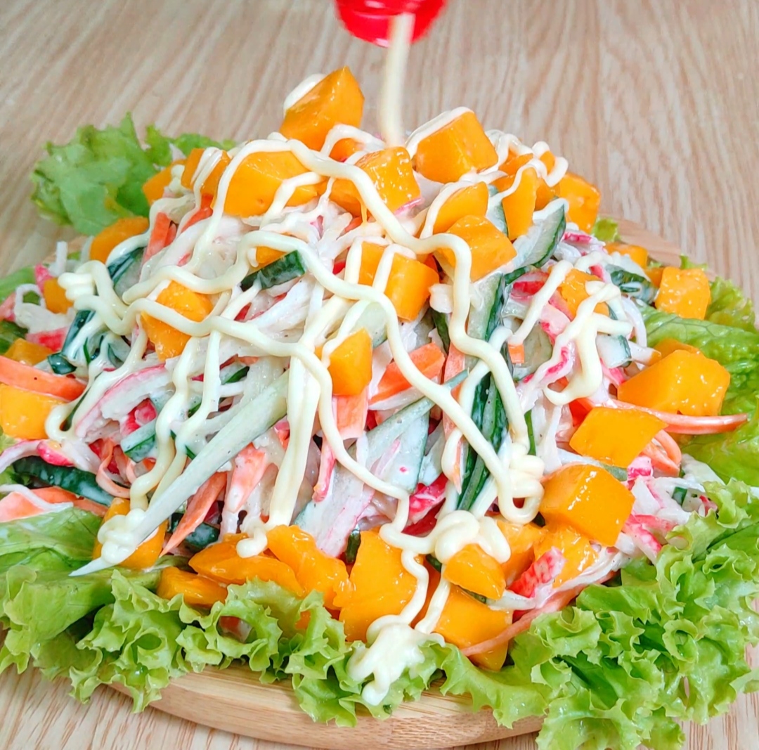 Spicy Kani Salad With Mango Yummy Kitchen