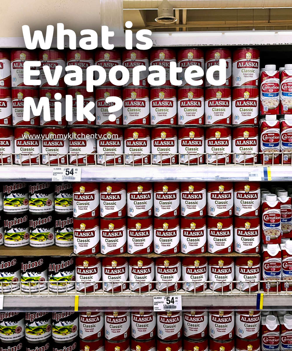 What is Evaporated Milk ? Unsweetened condensed milk - Yummy Kitchen