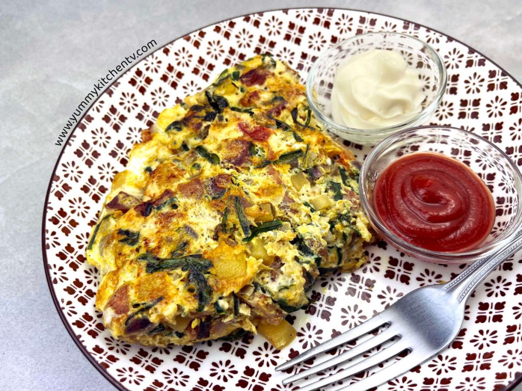 Chinese Chives Kuchay omelets