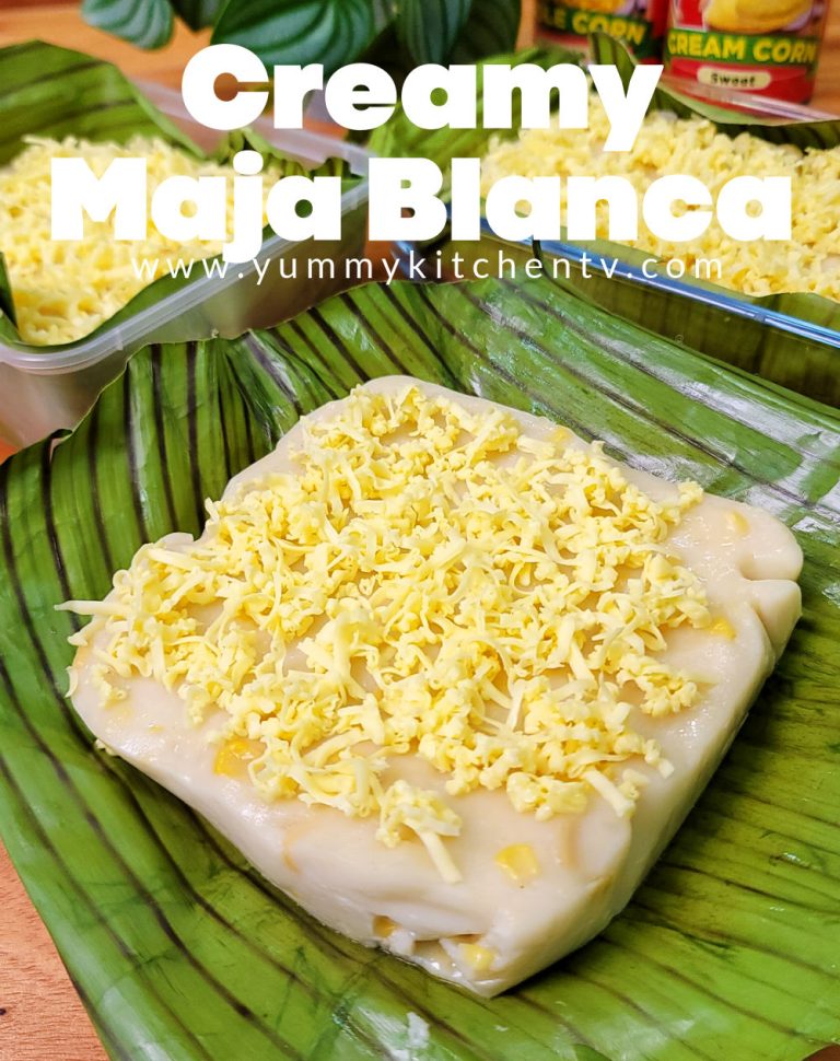 Creamy Maja Blanca - Yummy Kitchen