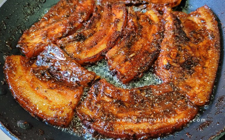 Pan Grilled Pork Belly