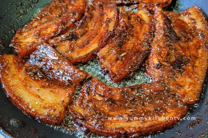 Pan Grilled Liempo
