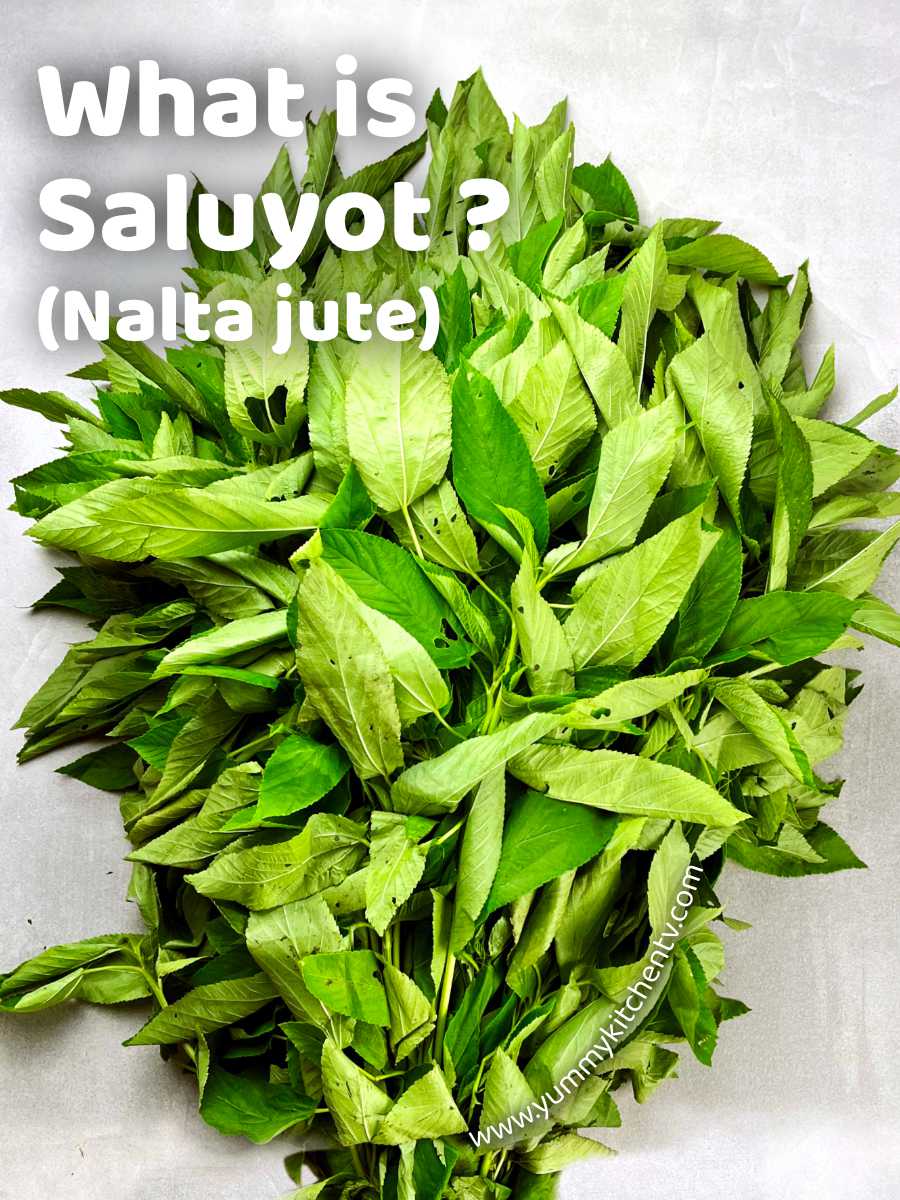 The leafy and sticky Saluyot (Nalta Jute) - Yummy Kitchen