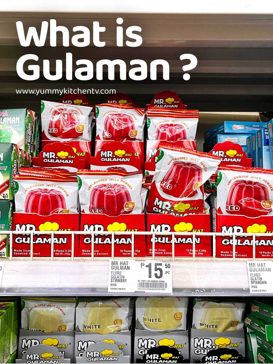Gulaman (The wiggly but firm Filipino Gelatin) Yummy Kitchen