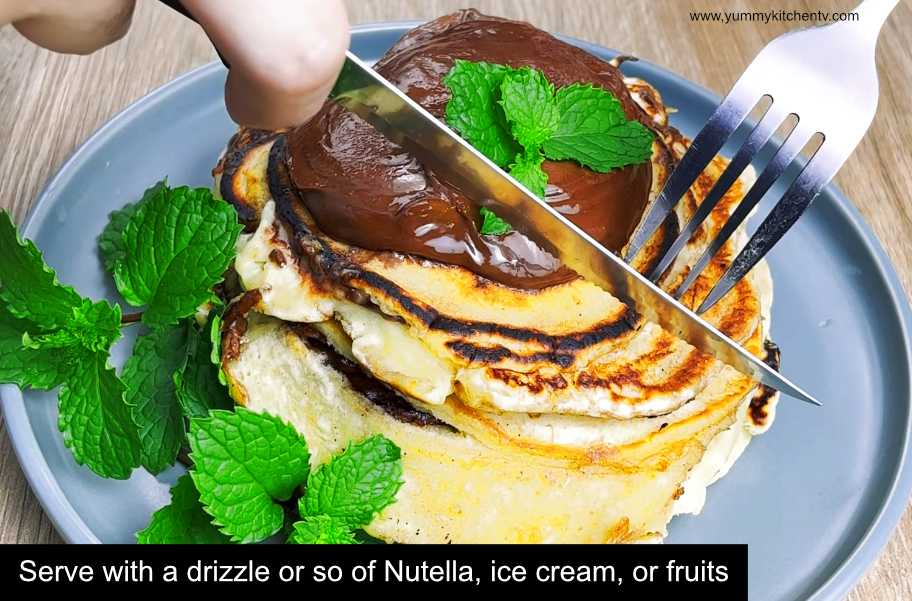 pancakes with nutella calories