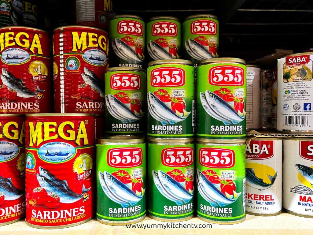 555 Sardines in store