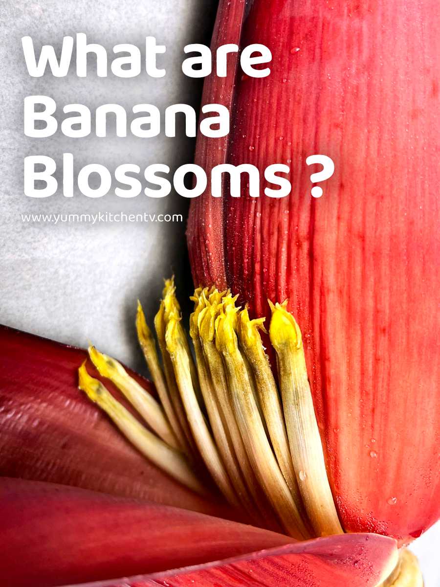 Banana Blossoms ( or Banana Flowers ) Yummy Kitchen