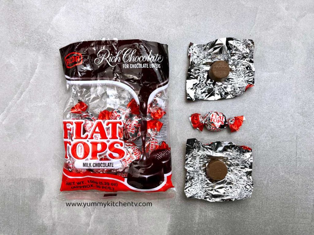 Flat Tops packaging wrapped unwrapped open