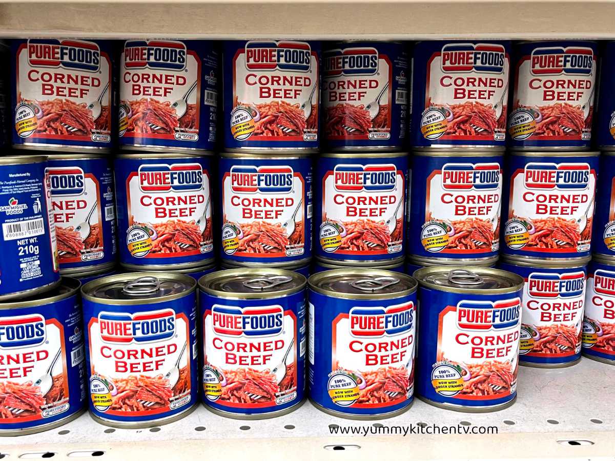 Purefoods corned beef (a can full of meaty goodness) Yummy Kitchen