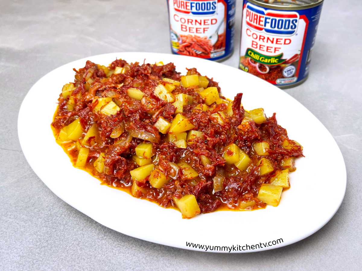 Purefoods corned beef (a can full of meaty goodness) Yummy Kitchen