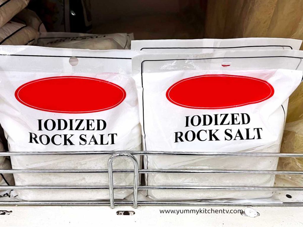 iodized rock salt