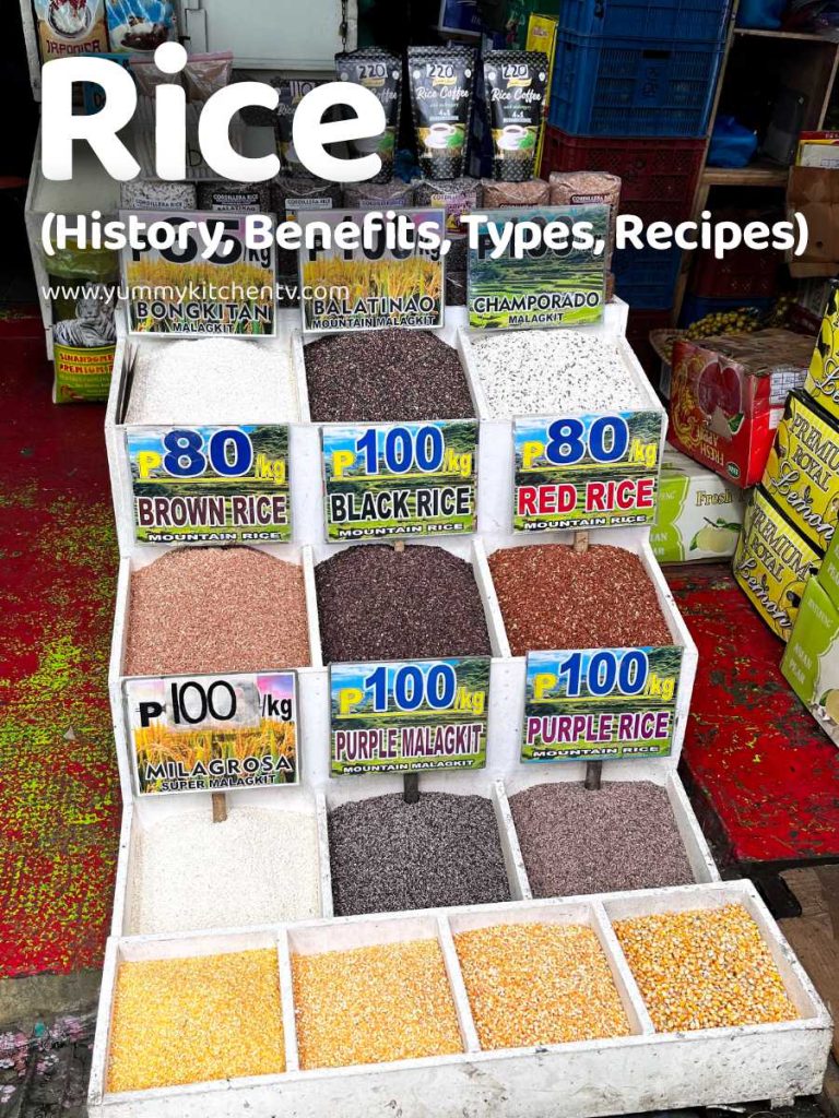 dry market different types of rice baguio philippines black rice red rice purple rice purrple malagkit