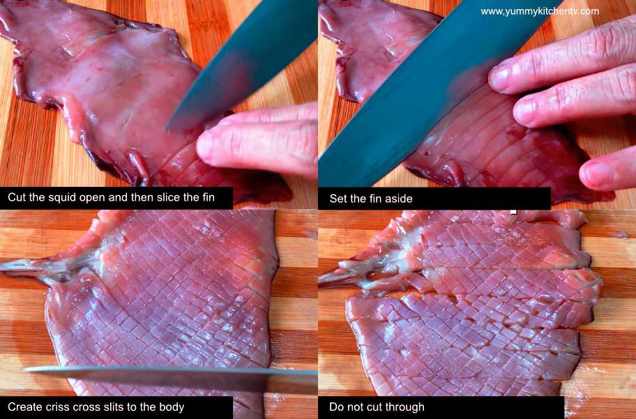 step by step pusit recipe