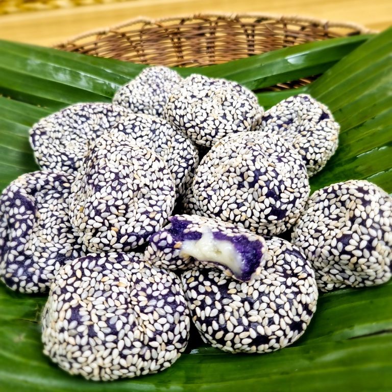 Ube Cheese Buchi Recipe – A Sweet Cheesy Purple Rice Cake