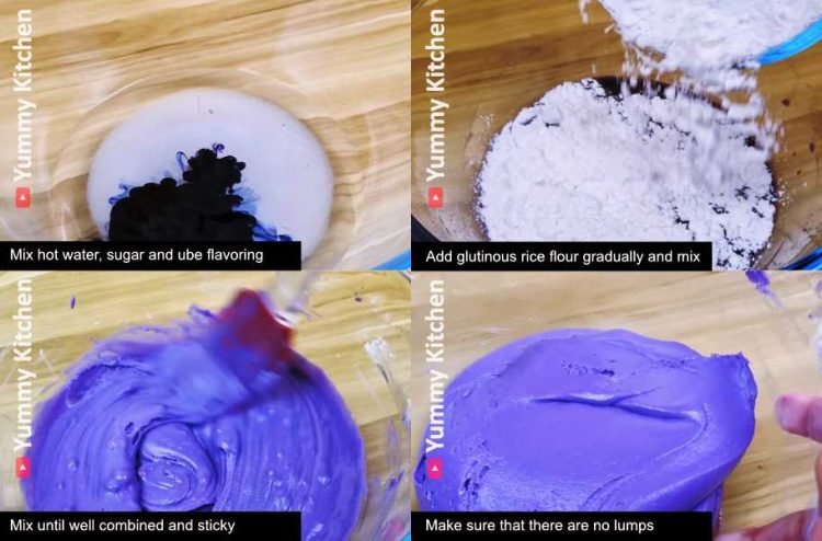 Ube Cheese Buchi Recipe - A Sweet Cheesy Purple Rice Cake - Yummy Kitchen