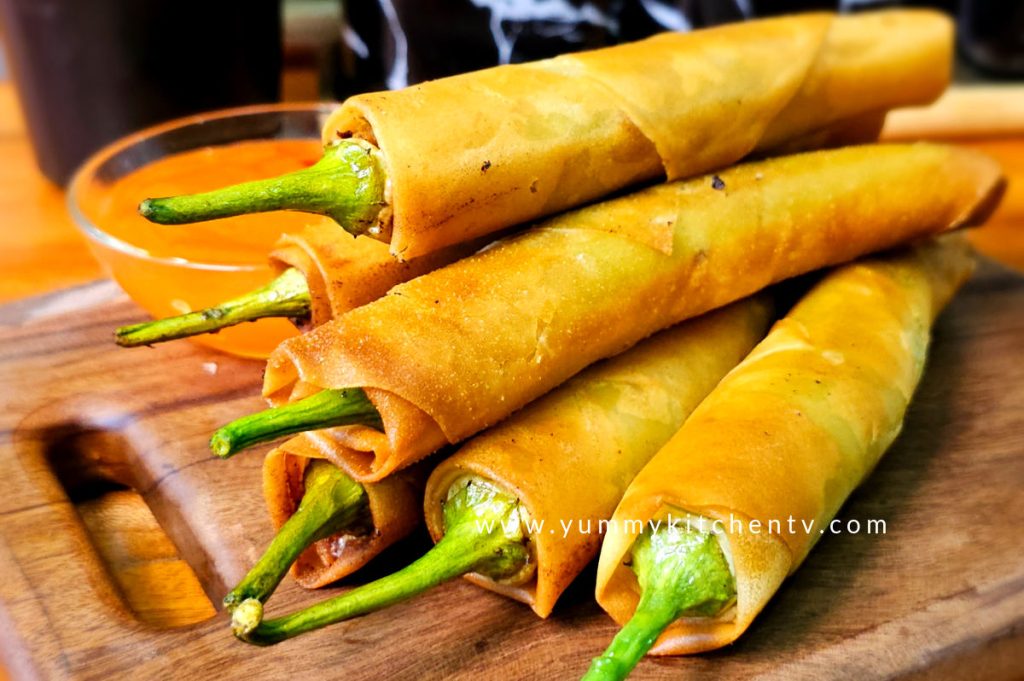 Dynamite Lumpia (also called Cheese Dynamite)