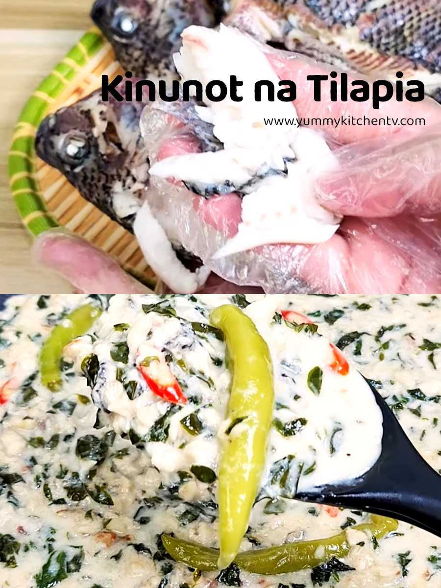 Kinunot na Tilapia ( Coconut Stewed Tilapia ) - Yummy Kitchen