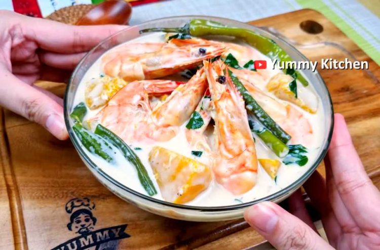 Ginataang Hipon - Yummy Kitchen