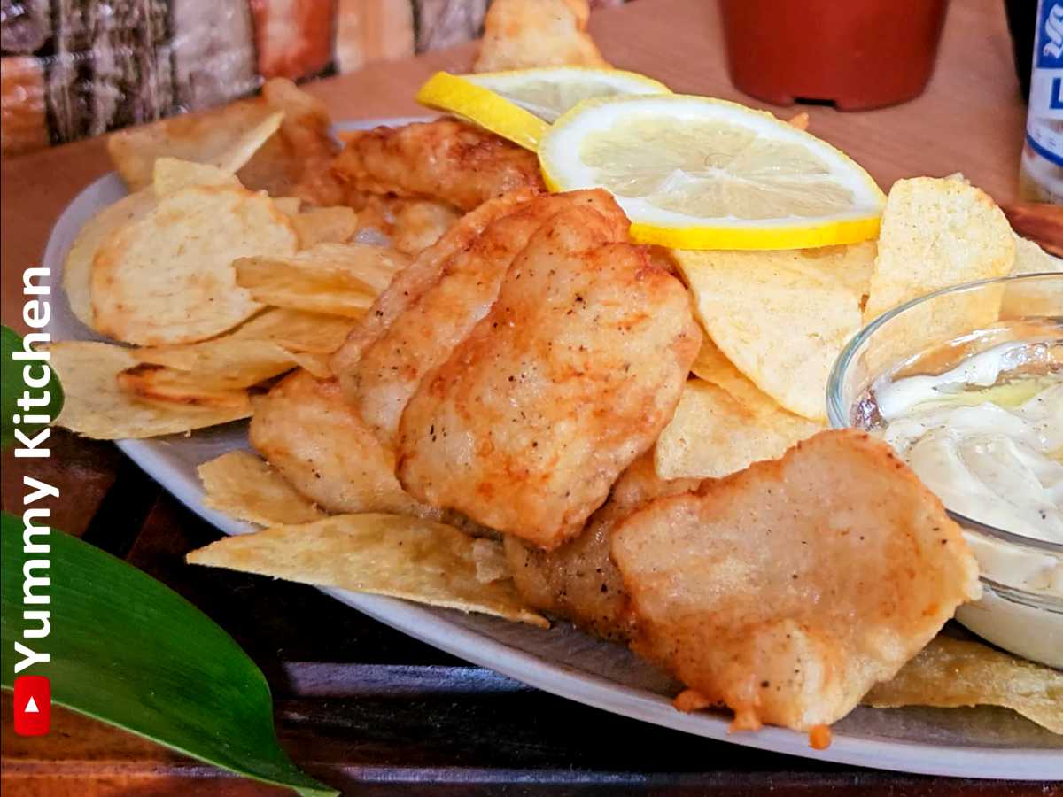 Beer Battered Fish (crispy and airy fried fish) Yummy Kitchen