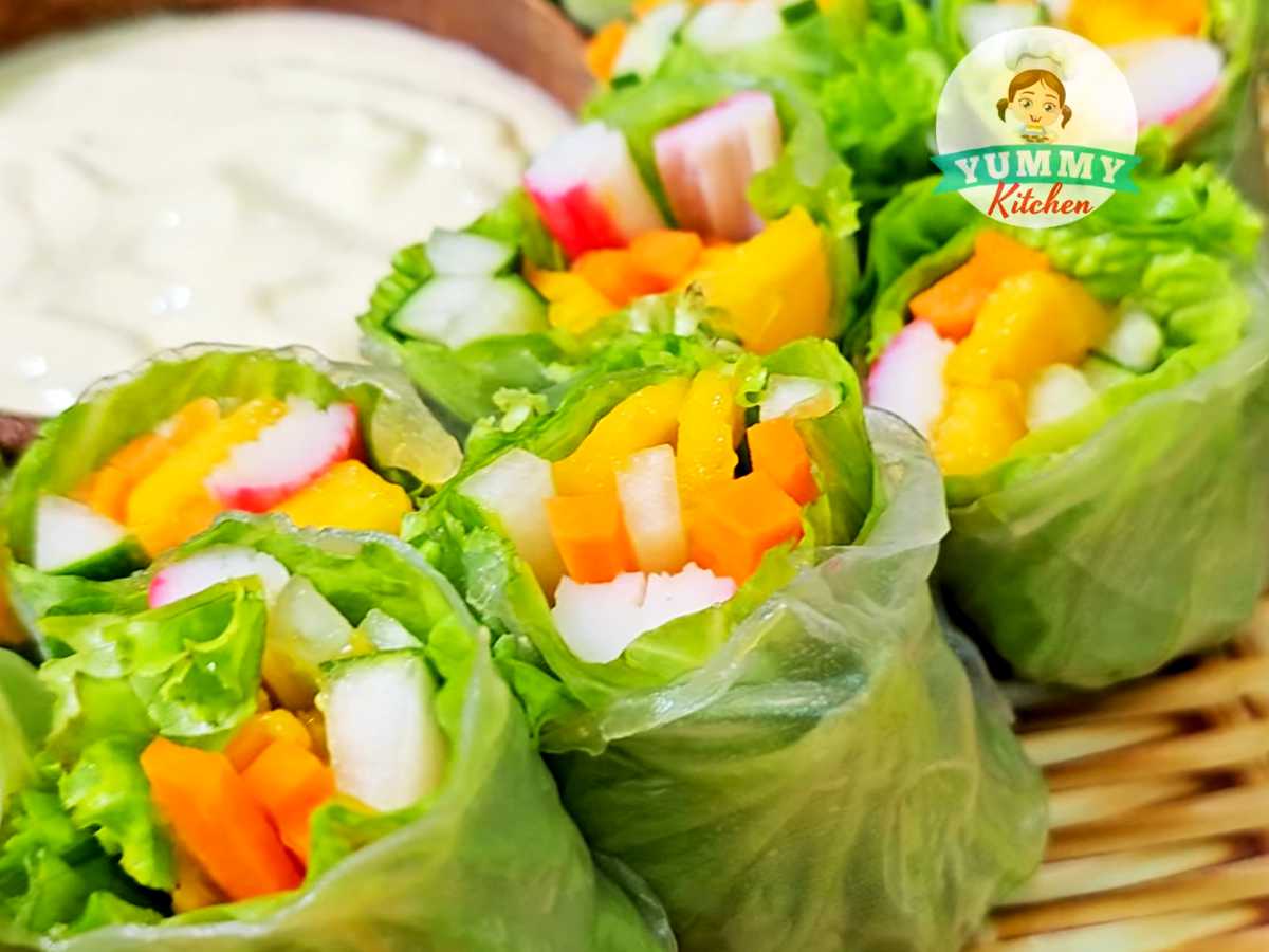 Mango Kani Rolls Refreshily Tasty Yummy Kitchen