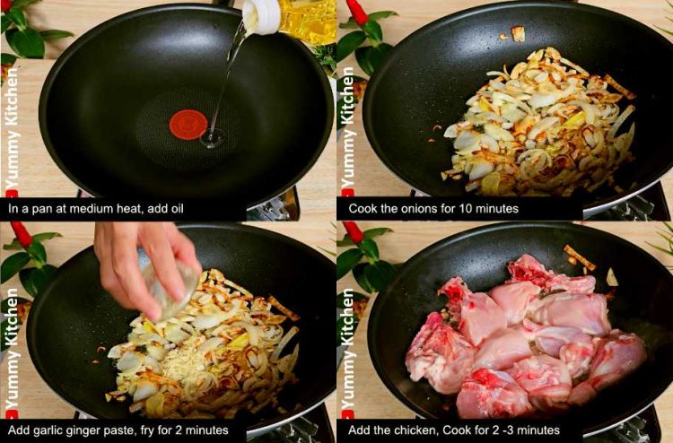 Make Chicken Biryani - In 6 Easy Steps - Yummy Kitchen
