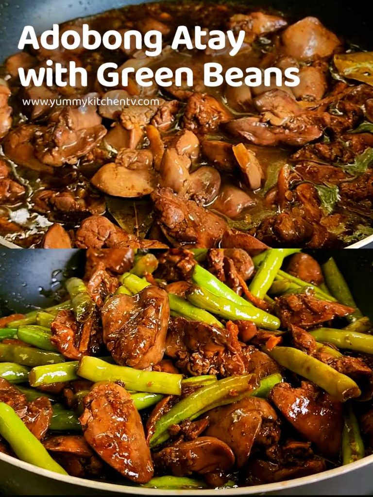 Adobong Atay with Green Beans