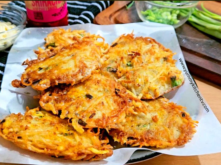 Cheesy Potato Pancakes