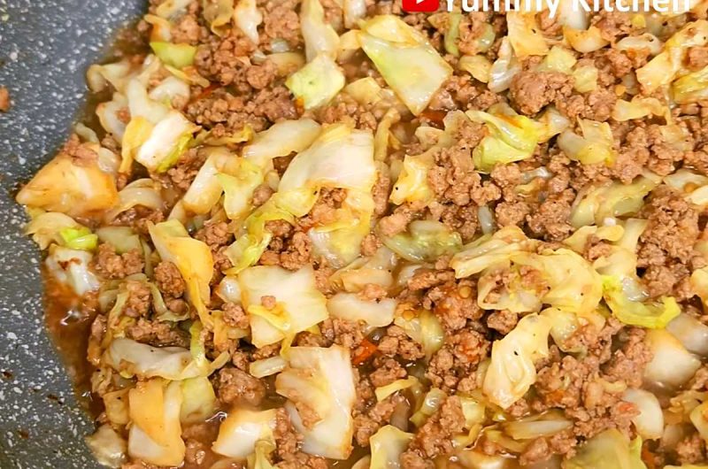 Ginisang Repolyo with Giniling Recipe