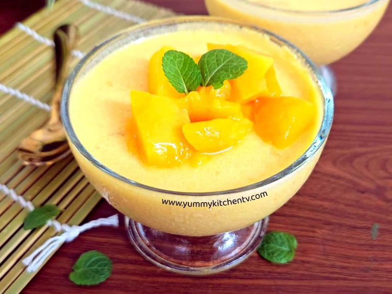 Mango Pudding – with just 4 Ingredients