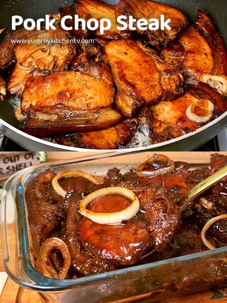 How to cook porkchop steak Filipino style